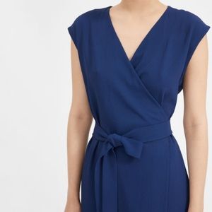 Everlane wrap dress with pockets